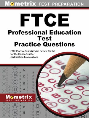 cover image of FTCE Professional Education Test Practice Questions